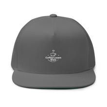 Load image into Gallery viewer, Coffee Lovers Brew Flat Bill Cap