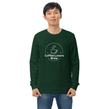 Load image into Gallery viewer, Coffee Lovers Brew Unisex organic sweatshirt