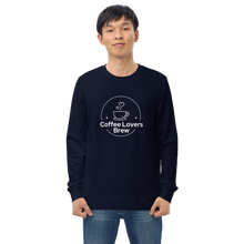 Load image into Gallery viewer, Coffee Lovers Brew Unisex organic sweatshirt