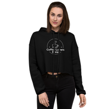 Load image into Gallery viewer, Coffee Lovers Brew Crop Hoodie