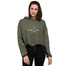 Load image into Gallery viewer, Coffee Lovers Brew Crop Hoodie