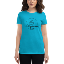 Load image into Gallery viewer, Coffee Lovers Brew Women's short sleeve t-shirt