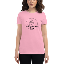 Load image into Gallery viewer, Coffee Lovers Brew Women's short sleeve t-shirt