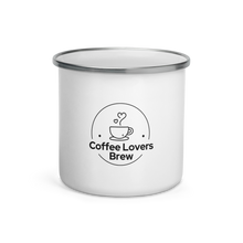 Load image into Gallery viewer, Coffee Lovers Brew Enamel Mug
