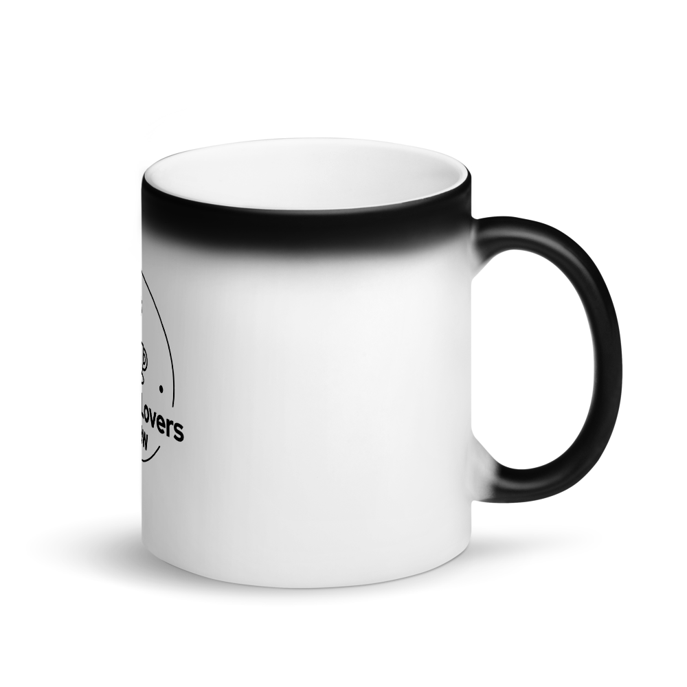 Coffee Lovers Brew Matte Black Magic Mug