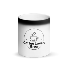 Load image into Gallery viewer, Coffee Lovers Brew Matte Black Magic Mug
