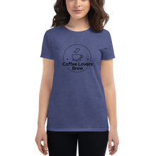 Load image into Gallery viewer, Coffee Lovers Brew Women&#39;s short sleeve t-shirt
