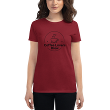 Load image into Gallery viewer, Coffee Lovers Brew Women&#39;s short sleeve t-shirt
