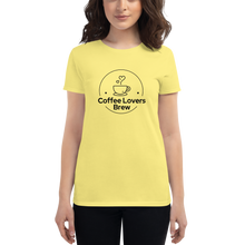 Load image into Gallery viewer, Coffee Lovers Brew Women&#39;s short sleeve t-shirt
